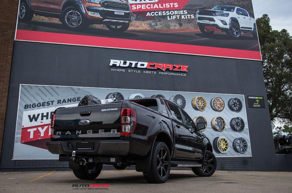 FORD RANGER KM700 SATIN BLACK MILLED